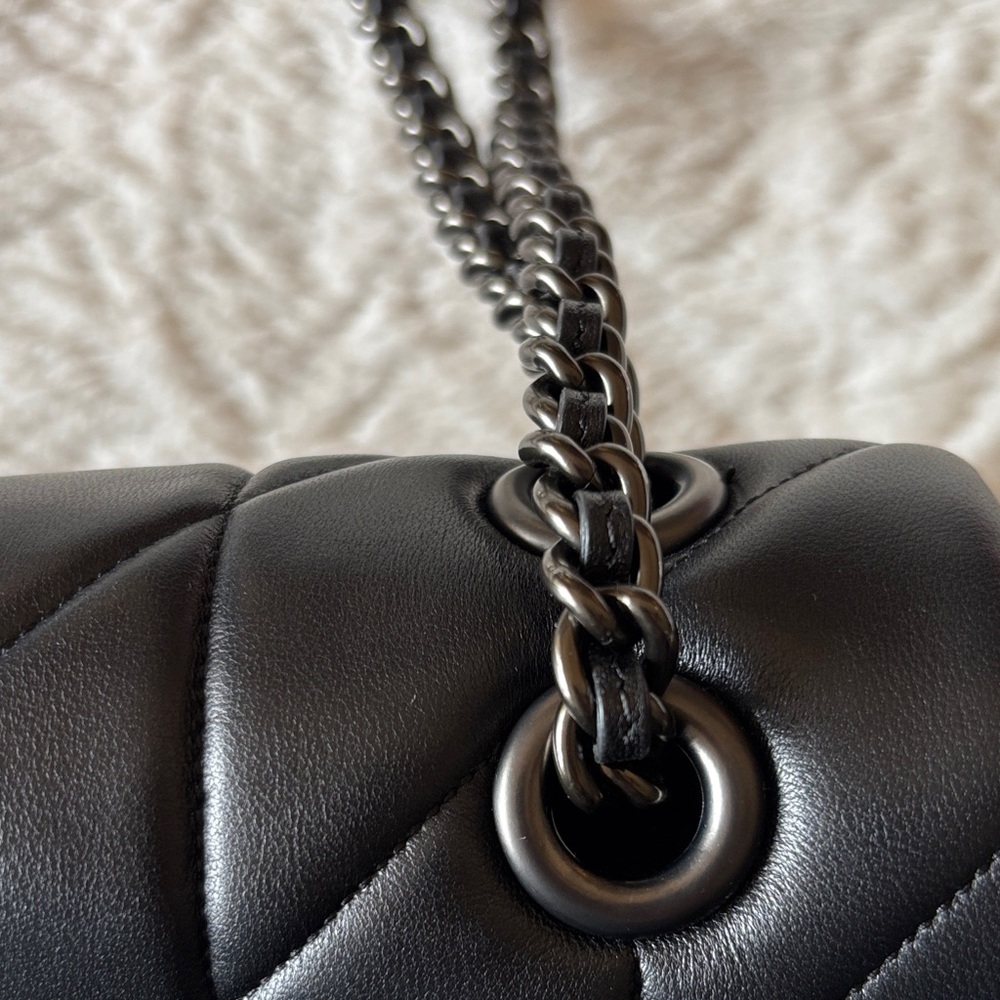 Coach Quilted Tabby 26 Black on Black - Picture 6 of 13